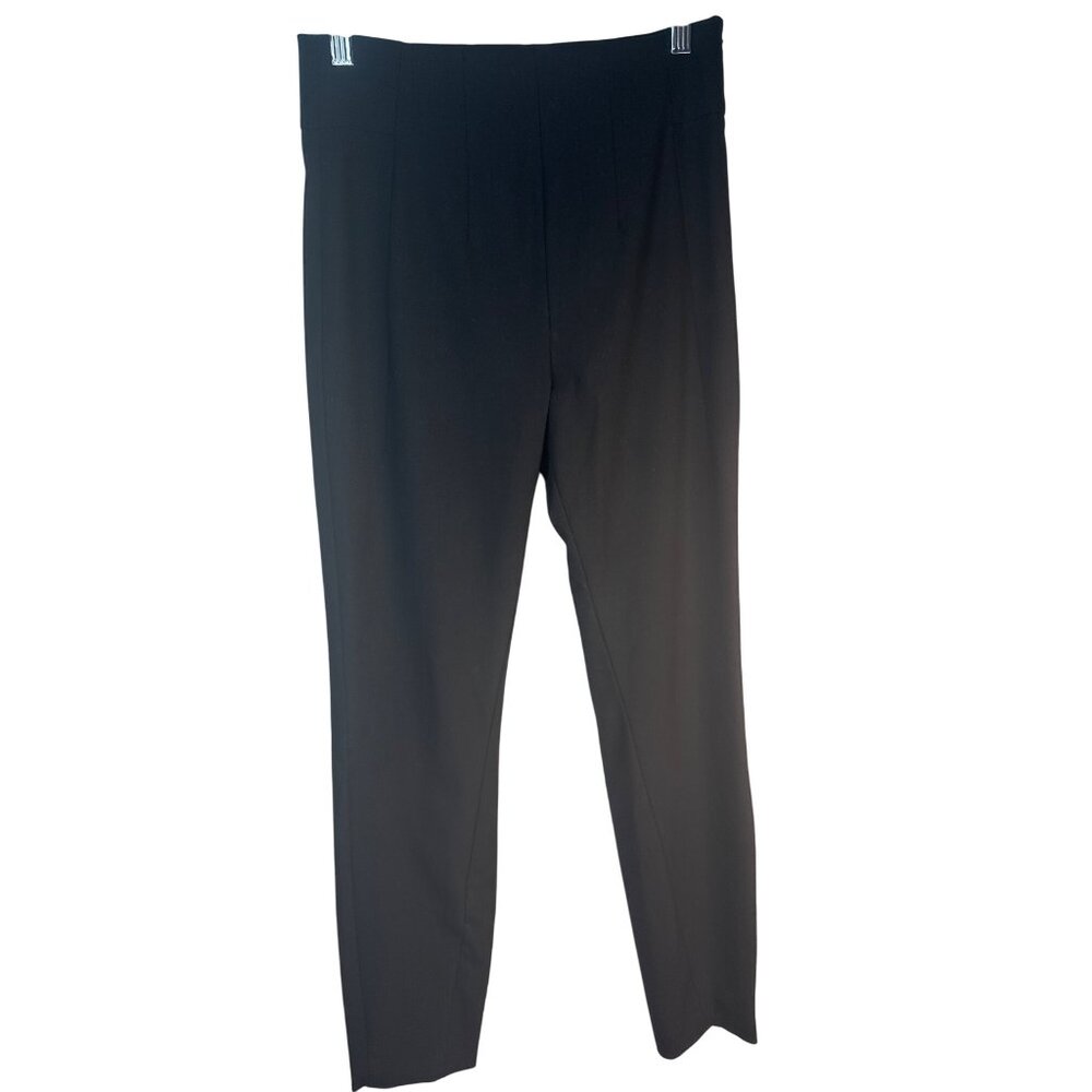 ZARA Woman Medium Black Slim Fit Cropped Trousers